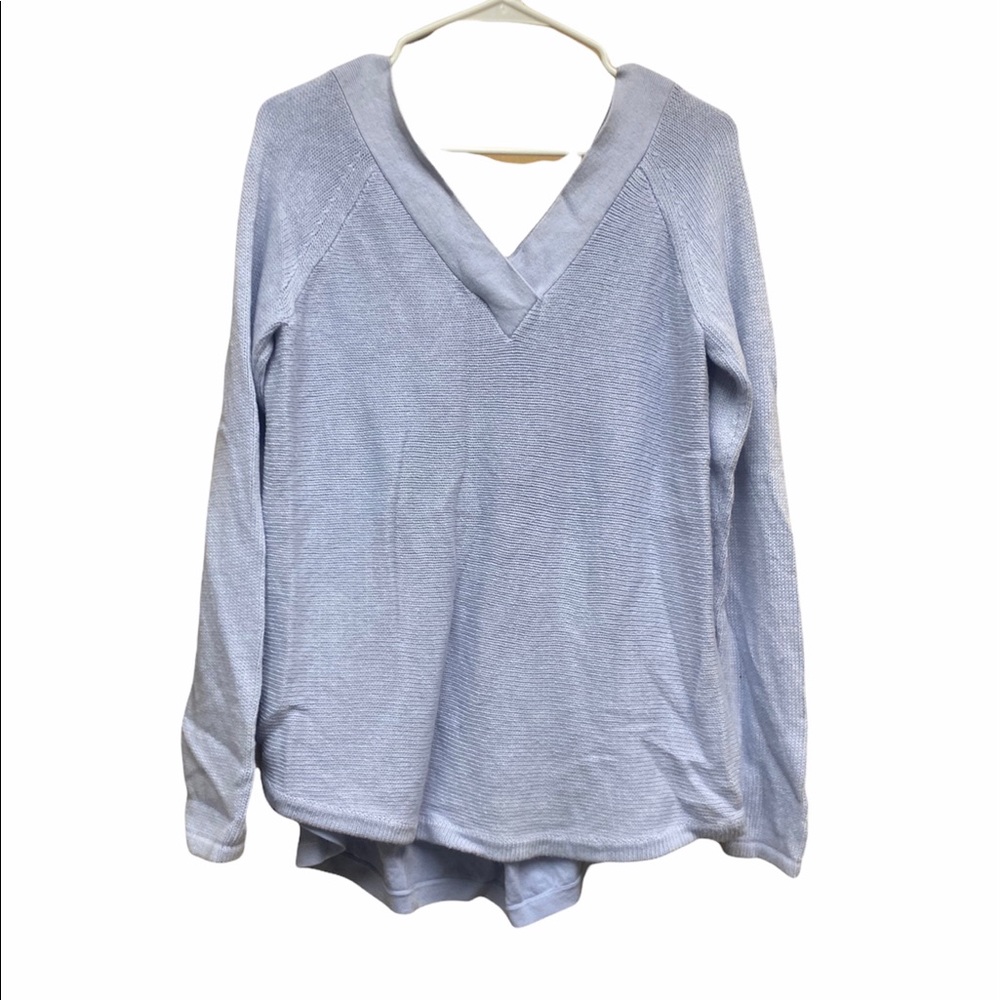 Anthropologie Knitted & Knotted Double V Neck - Picture 4 of 10